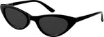 7066 Cat Eye Sunglasses (Women) - Black